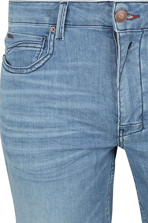 No Excess krótkie spodenki jeansowe Stretch, wybielany efekt Product / Detail