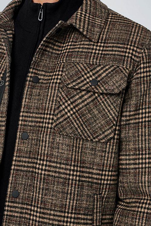 No Excess Weste Karo Khaki Model / Detail