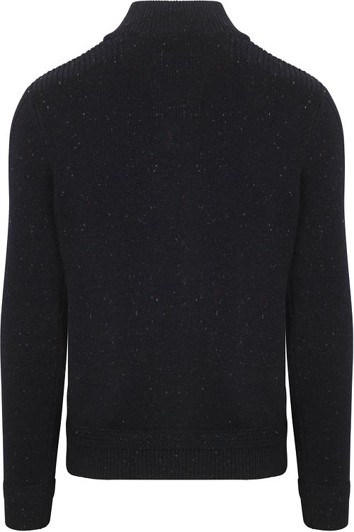 NZA Genser Mocker Conor Melange Icon Navy Product / Achterkant