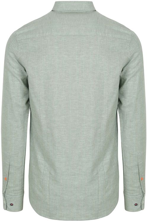NZA Overhemd Cody Linnen Blend Groen Product / Achterkant