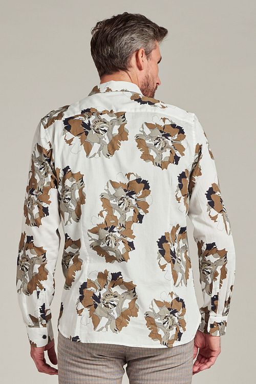 Dstrezzed Skjorta Camo Flower Off-White Model / Achterkant