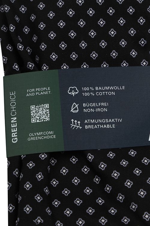 Olymp Chemise Luxor Impression Noir Product / Detail