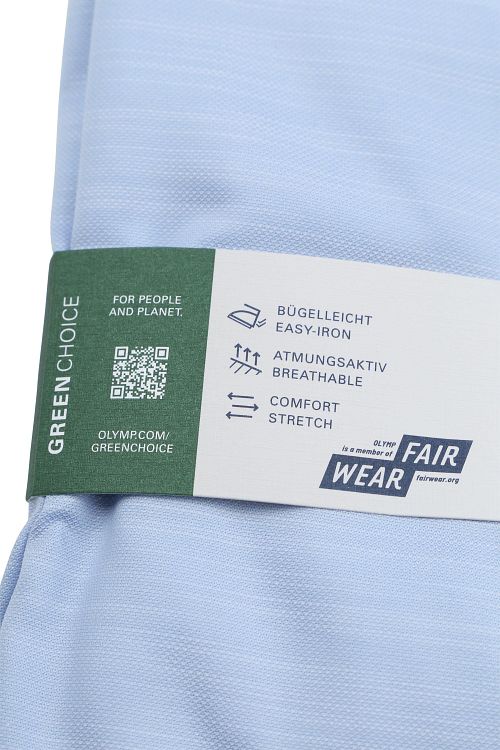 OLYMP Level 5 Overhemd Stretch Blauw Product / Detail