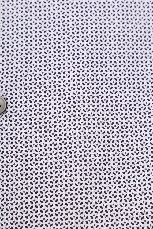 OLYMP Hemd Level 5 24/Seven Print Blauw Product / Detail