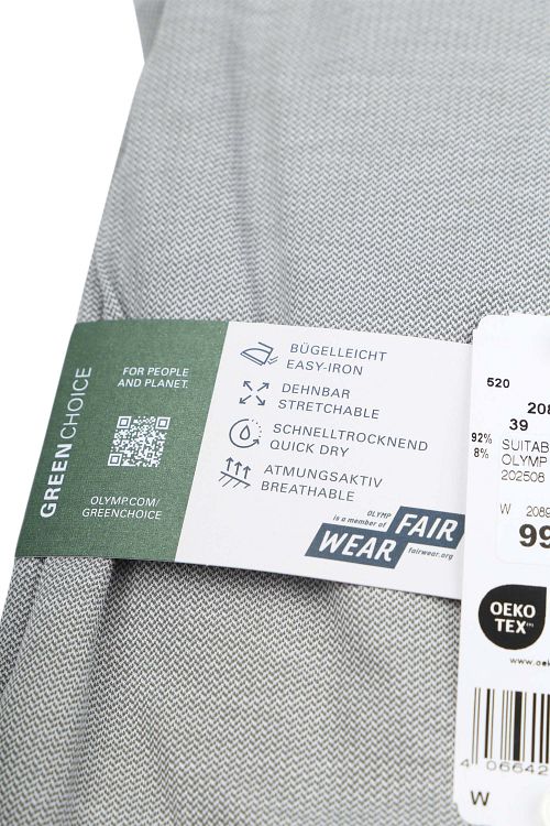 OLYMP Koszula Level 5 24/Seven szarozielona Product / Detail