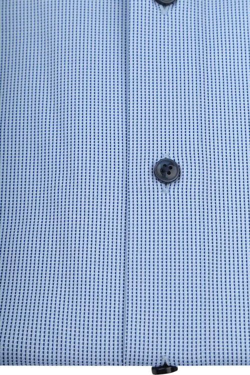 Koszula OLYMP Luxor 24/Seven z nadrukiem, niebieska Product / Detail