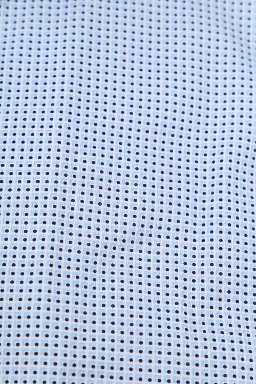 OLYMP Level 5 Overhemd Stretch Extra Lange Mouw Print Blauw Product / Detail