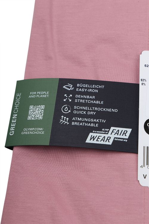 OLYMP Luxor Skjorte 24/Seven Old Rose Product / Detail