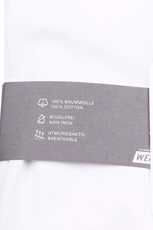OLYMP Luxor Strijkvrij Shirt Comfort Fit Wit Product / Detail