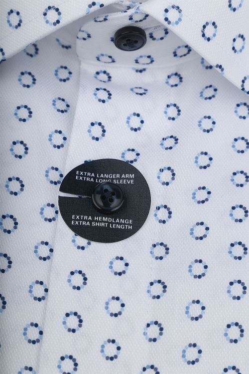 Olymp Luxor Skjorta Extra Långa ärmar Mönster Vit Product / Detail