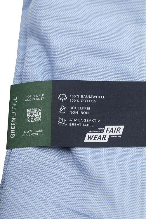 OLYMP Modern-Passform Kurzarm Blau Product / Detail