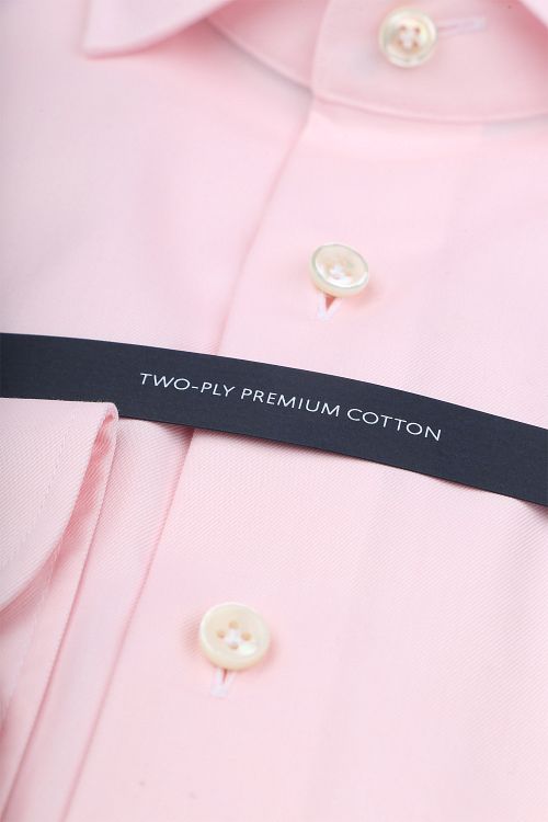 Olymp Signature Twill Skjorte i Lyserød Product / Detail