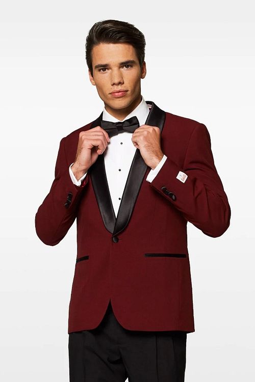 OppoSuits Costume Smoking Rouge Model / Voorkant