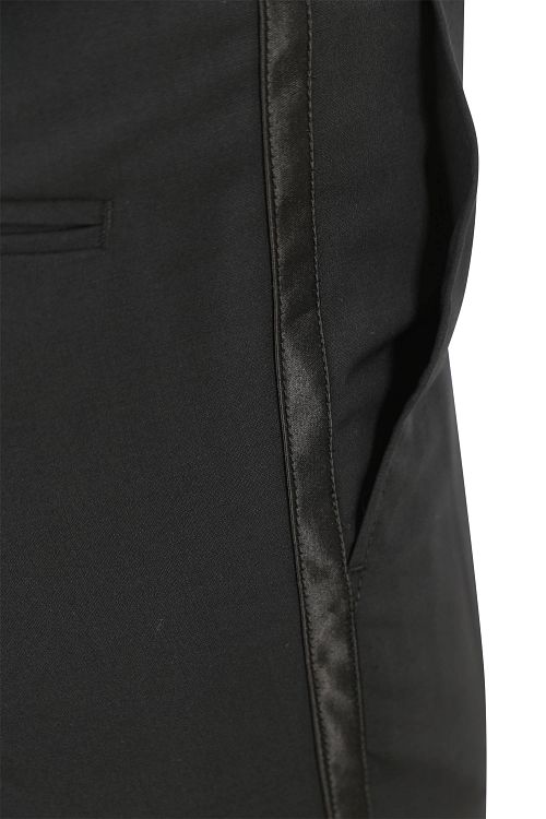 Pantaloni da completo in misto lana neri Product / Detail