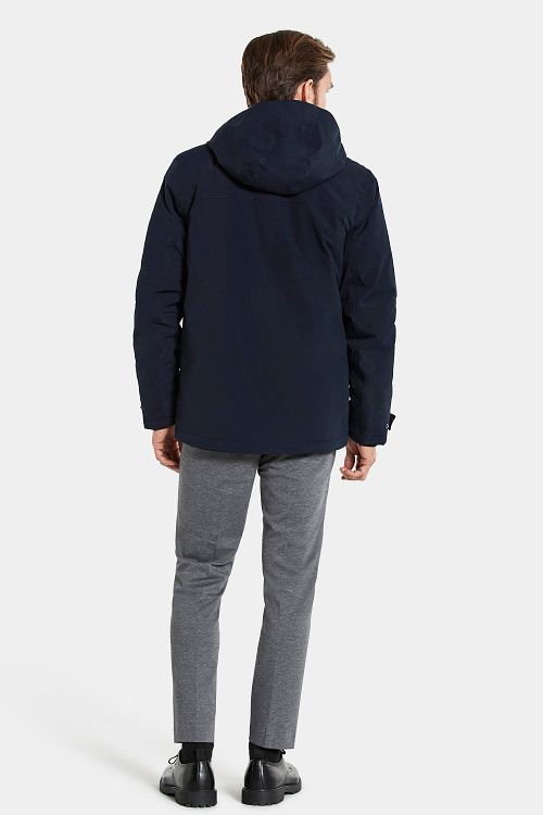 Parka Didriksons Hilding Navy Model / Achterkant