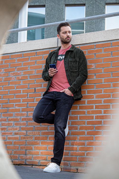 Passande Hume Jeans Navy Rise Model / Sfeerbeeld