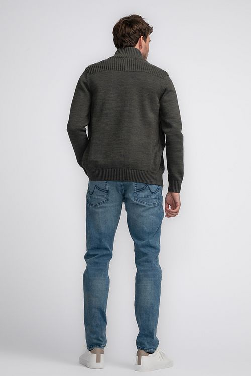 Petrol Väst Elim Mörkgrön Model / Achterkant