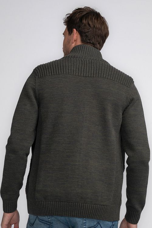 Petrol Vest Elim Mørkegrøn Model / Achterkant