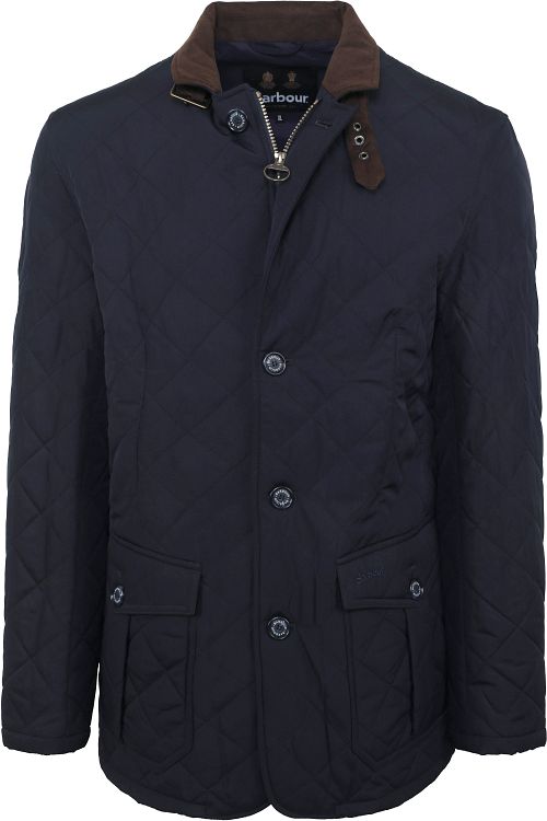 Pikowana kurtka Barbour Lutz w ciemnym granacie Product