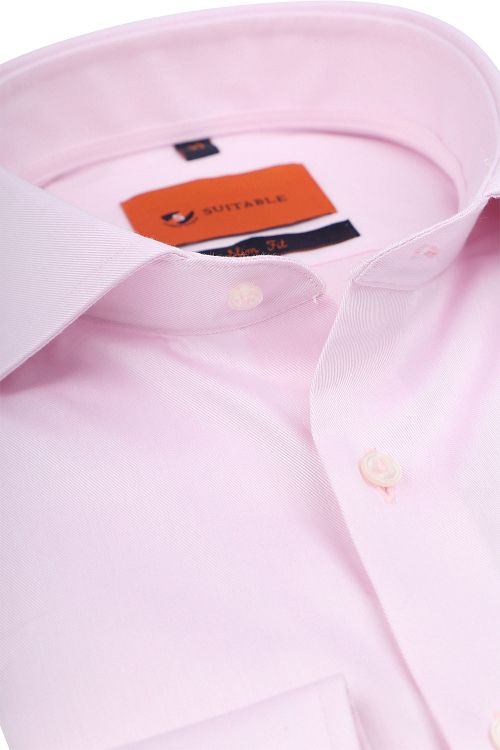 Suitable Shirt Twill Stretch Pink Product / Detail