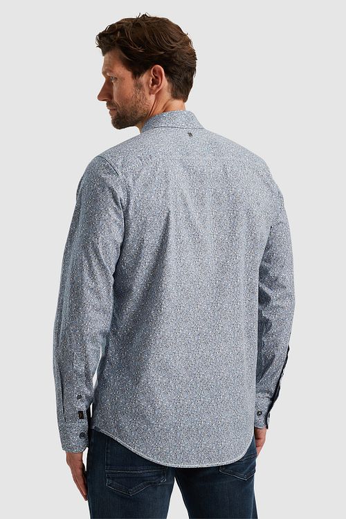 PME Legend Chemise Impression Bleu Model / Achterkant