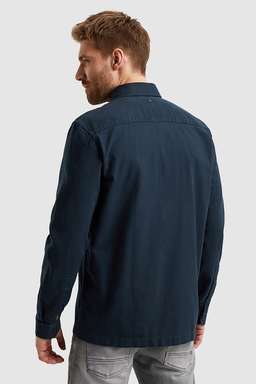 PME Legend Helshirt Mattweave Navy Model / Achterkant