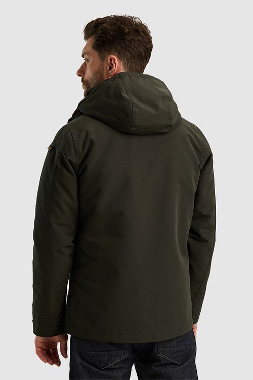 PME Legend Jacke Snowpack Icon 2.0 Dunkelgrün Model / Achterkant