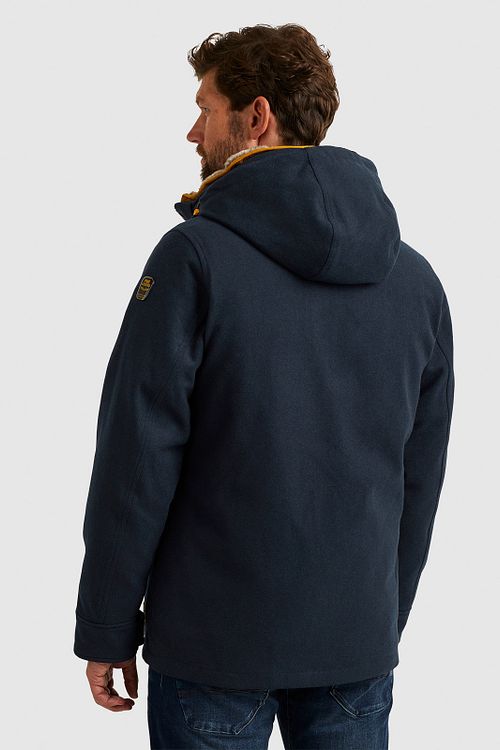 PME Legend Jacket Snowpack Wool 5.0 Navy Model / Achterkant