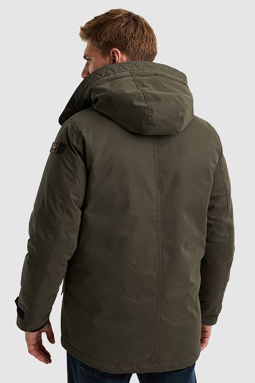 PME Legend Jakke Tupular Olivengrøn Model / Achterkant