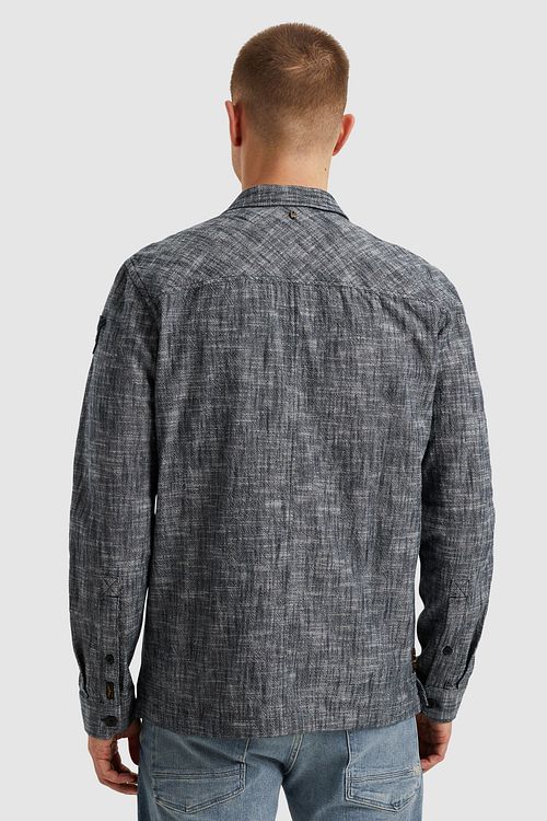 PME Legend Overdeler 2-Tone Slub Navy Model / Achterkant