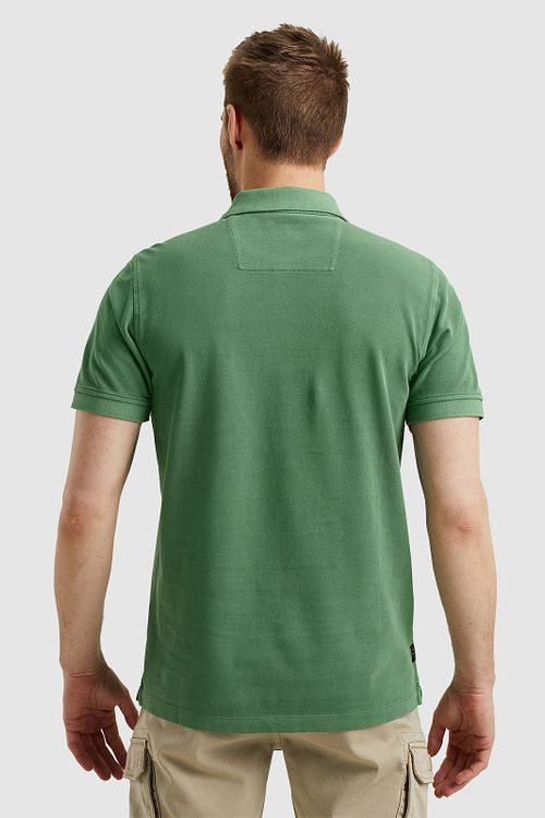 PME Legend Polo Piqué Vert Model / Achterkant
