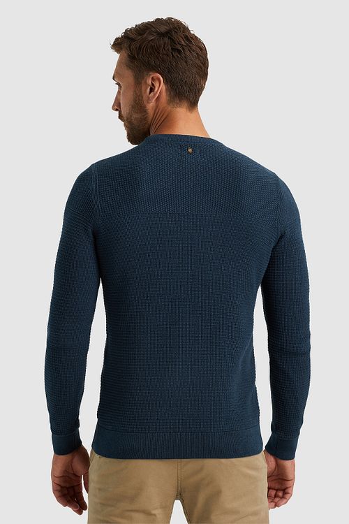 PME Legend Trøje Mouliné Navy Model / Achterkant