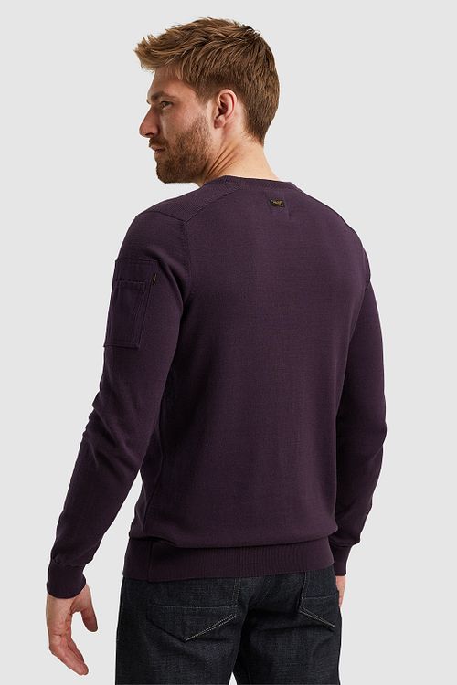 PME Legend Trui American Classic Cargo Paars Model / Achterkant