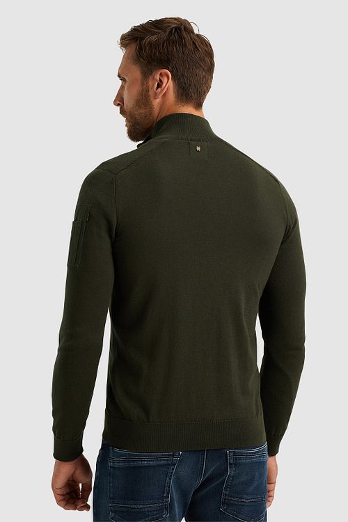 PME Legend Buckley Vest Olijfgroen Model / Achterkant