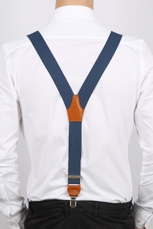 Profuomo Bretellen Petrol Model / Achterkant