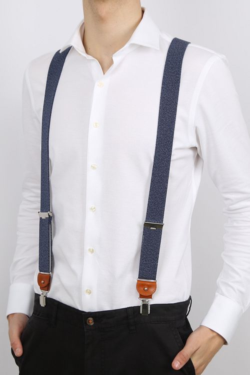 Profuomo Bretelles Marine Model / Voorkant