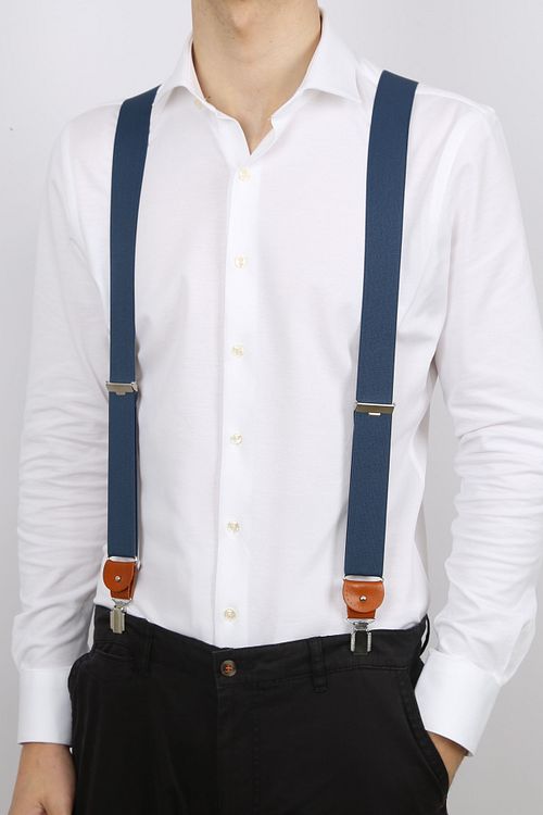 Profuomo Bretelles Petrol Model / Voorkant