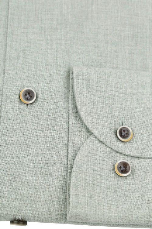Profuomo Hemd Leinen Blend Hellgrün Product / Detail
