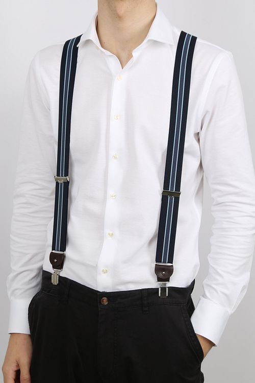 Profuomo Luxe Seler Marine-Lysblå Model / Voorkant