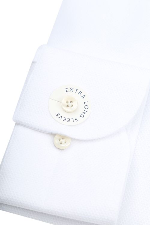 Profuomo Shirt Extra Lange Mouwen Travel Wit Product / Detail