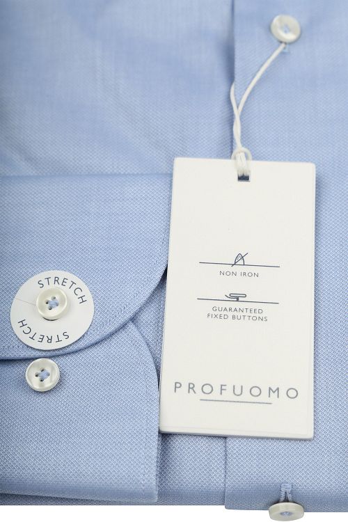Profuomo Skjorta Struktur ljusblå Product / Detail