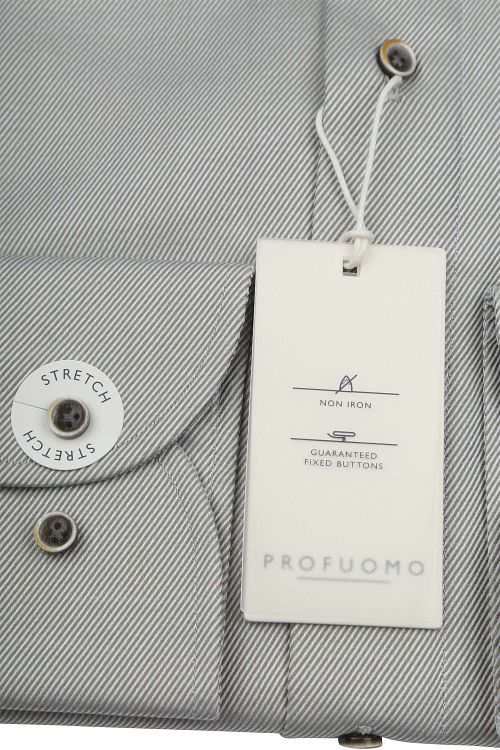 Profuomo Twill Skjorta Grön Product / Detail