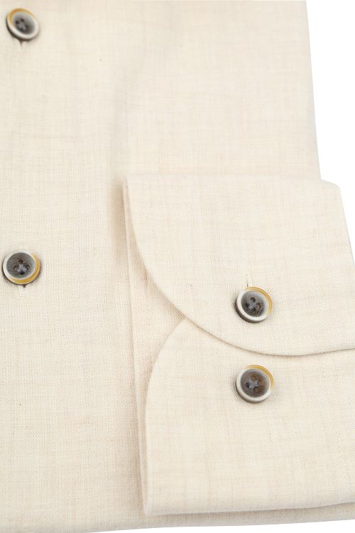 Profuomo Skjorta i linneblandning Ecru Product / Detail