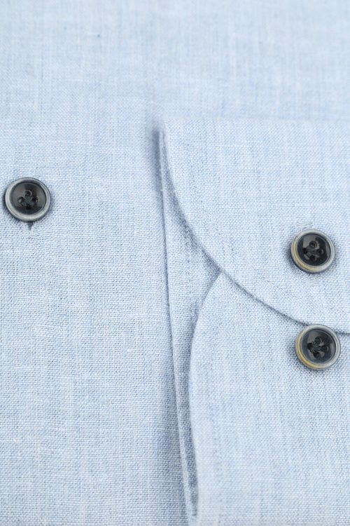 Profuomo Skjorte i Linnedblanding Lyseblå Product / Detail