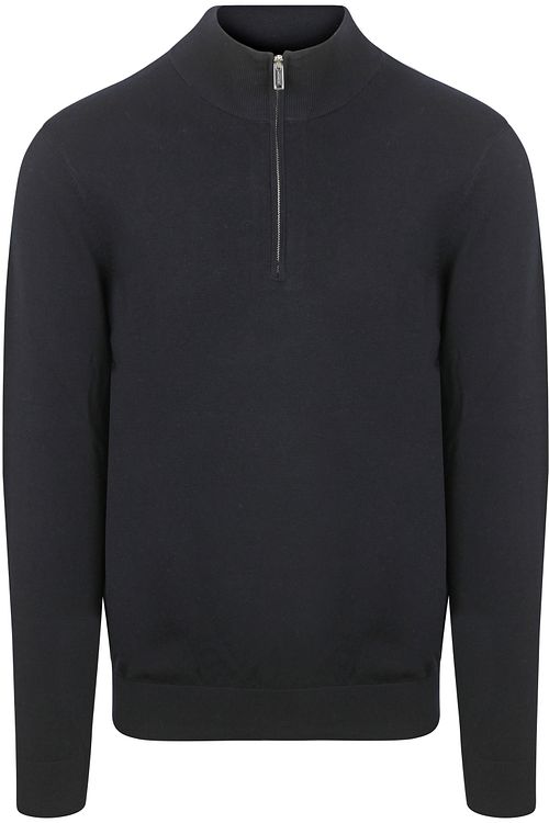 Pullover Profuomo Luxury Navy con half zip Product