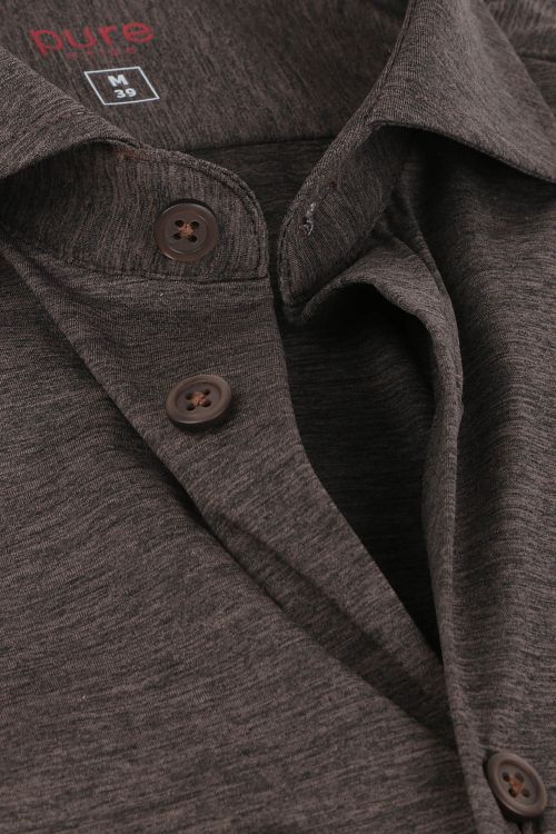 Pure H.Tico The Functional Shirt Braun Product / Detail