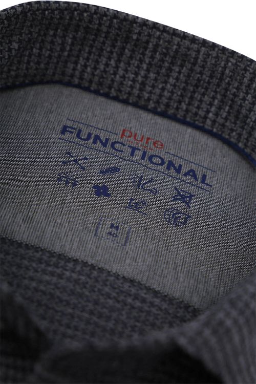 Pure La camisa funcional con estampado antracita Product / Detail