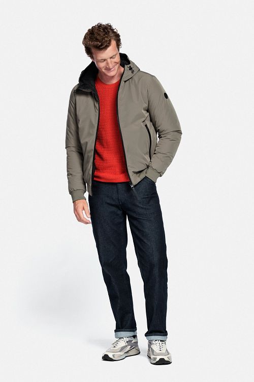 Reset Esbjerg Jacke Grün Model / Voorkant