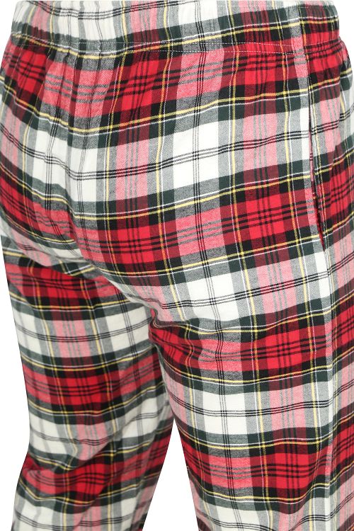 Pantalón lounge a cuadros Steppin' Out en rojo Product / Detail