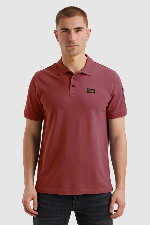 PME Legend Poloshirt Trackway Dry Rose Model / Voorkant